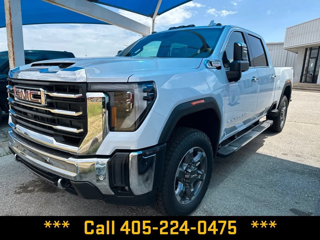 New 2026 Glacier White Tricoat GMC SLT image 2