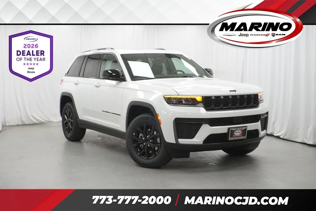 New 2026 Bright White Clear-Coat Exterior Paint Jeep Laredo Altitude image 1