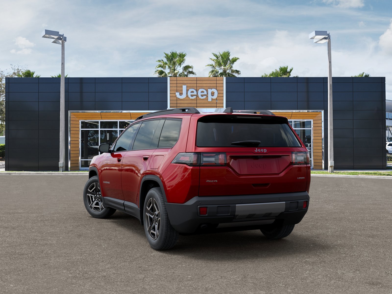 New 2026 Red Hot Pearlcoat Jeep Laredo image 3