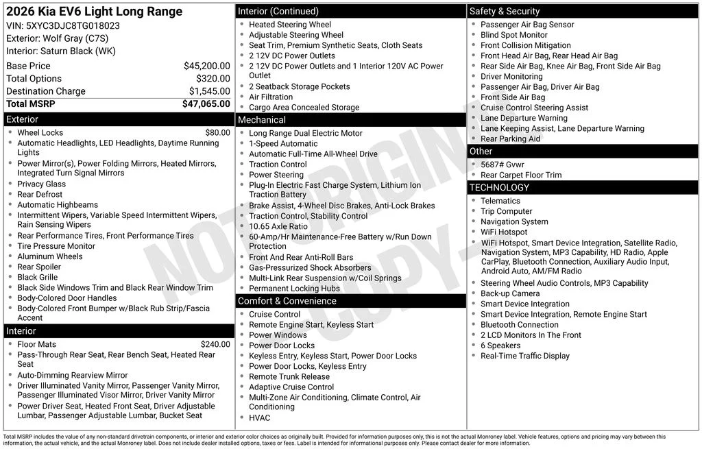 New 2026 Wolf Gray Kia LIGHT image 29