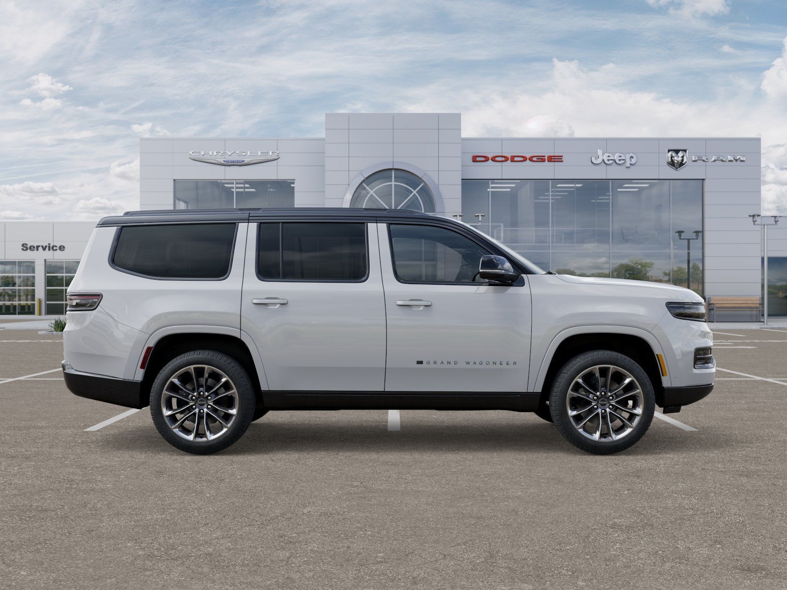 New 2025 Bright White Clearcoat Jeep Series II Obsidian image 23