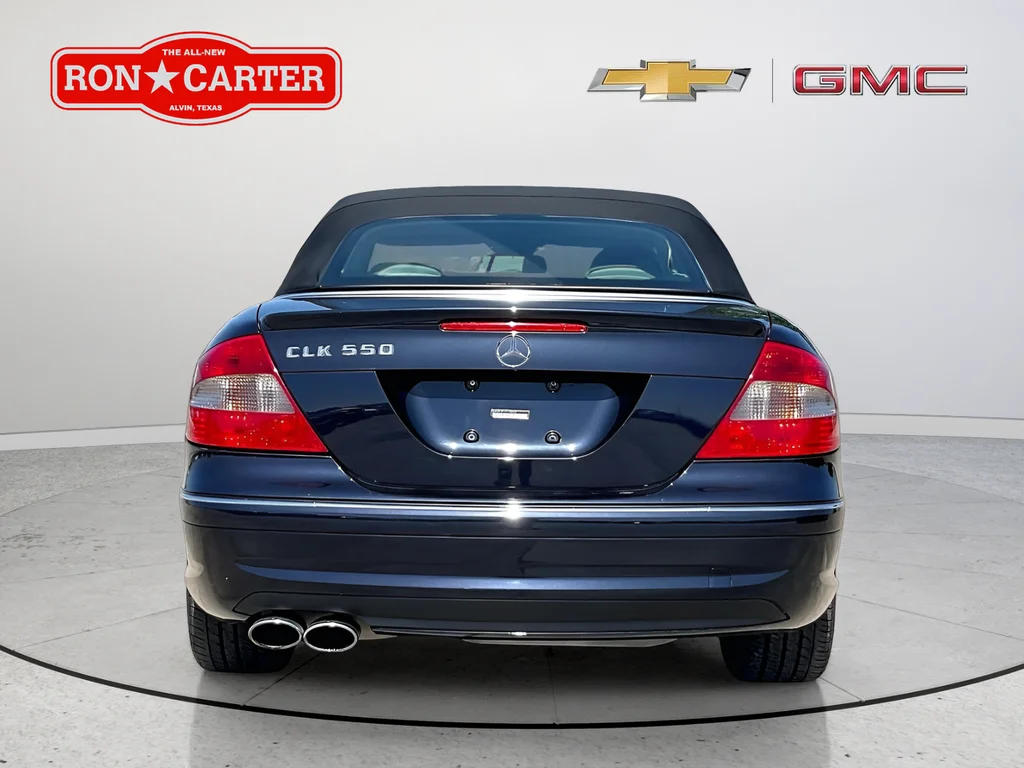 Used 2009 Blue Mercedes-Benz CLK 550 image 5