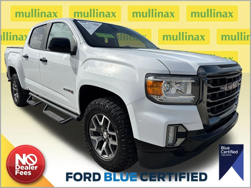 Certified Used 2022 White GMC AT4 w/Leather image 1