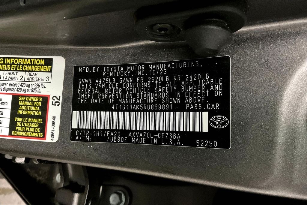 Used 2024 Gray Toyota SE image 39