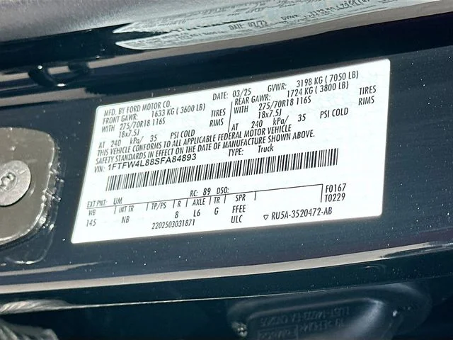 Used 2025 Black Ford Tremor image 32