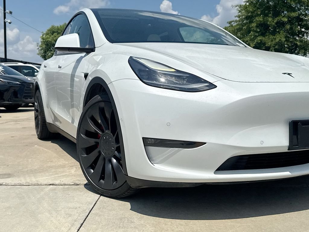 Used 2021 Pearl White Multi-Coat Tesla Performance image 8