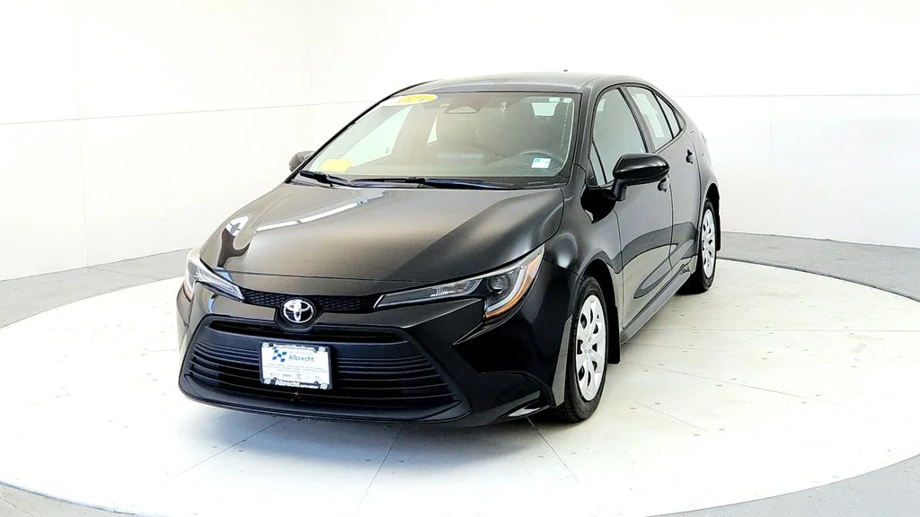 Certified Used 2024 Black Toyota LE image 2