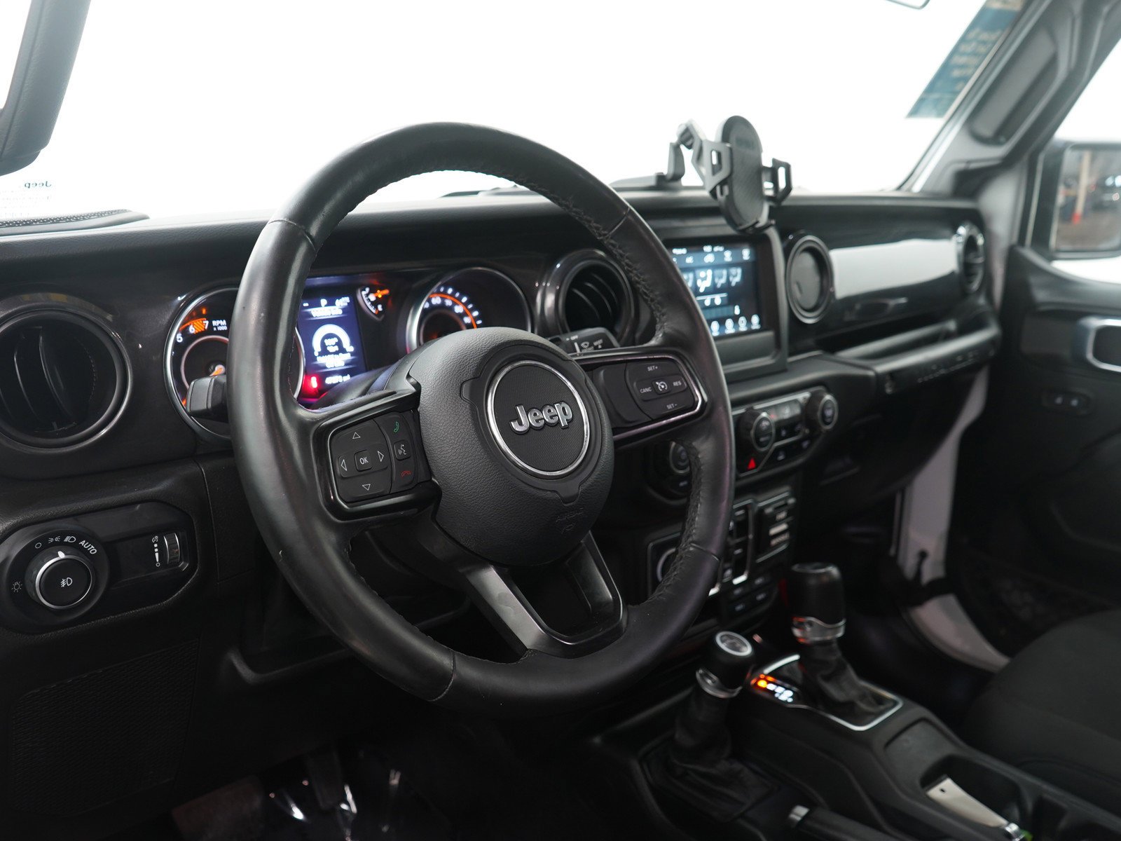 Used 2023 Bright White Clearcoat Jeep Sport image 25