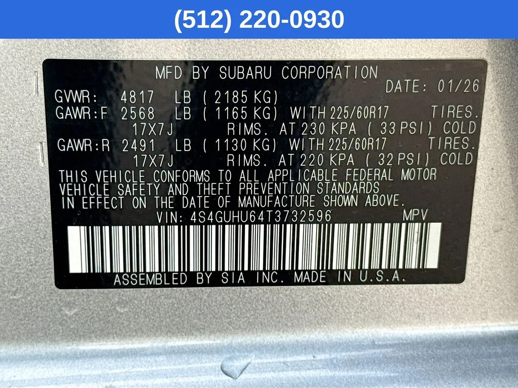 New 2026 ICE SILVER METALLIC Subaru Wilderness image 40
