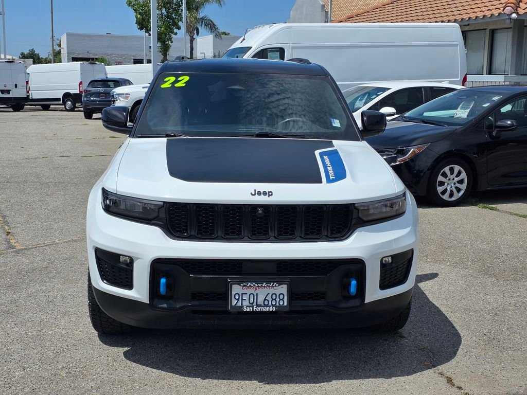 Certified Used 2022 White Jeep Trailhawk 4xe image 2