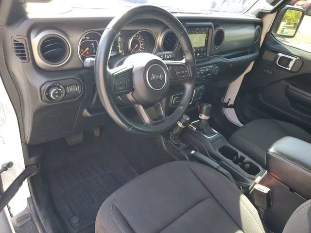 Used 2021 Bright White Clearcoat Jeep Texas Trail image 6