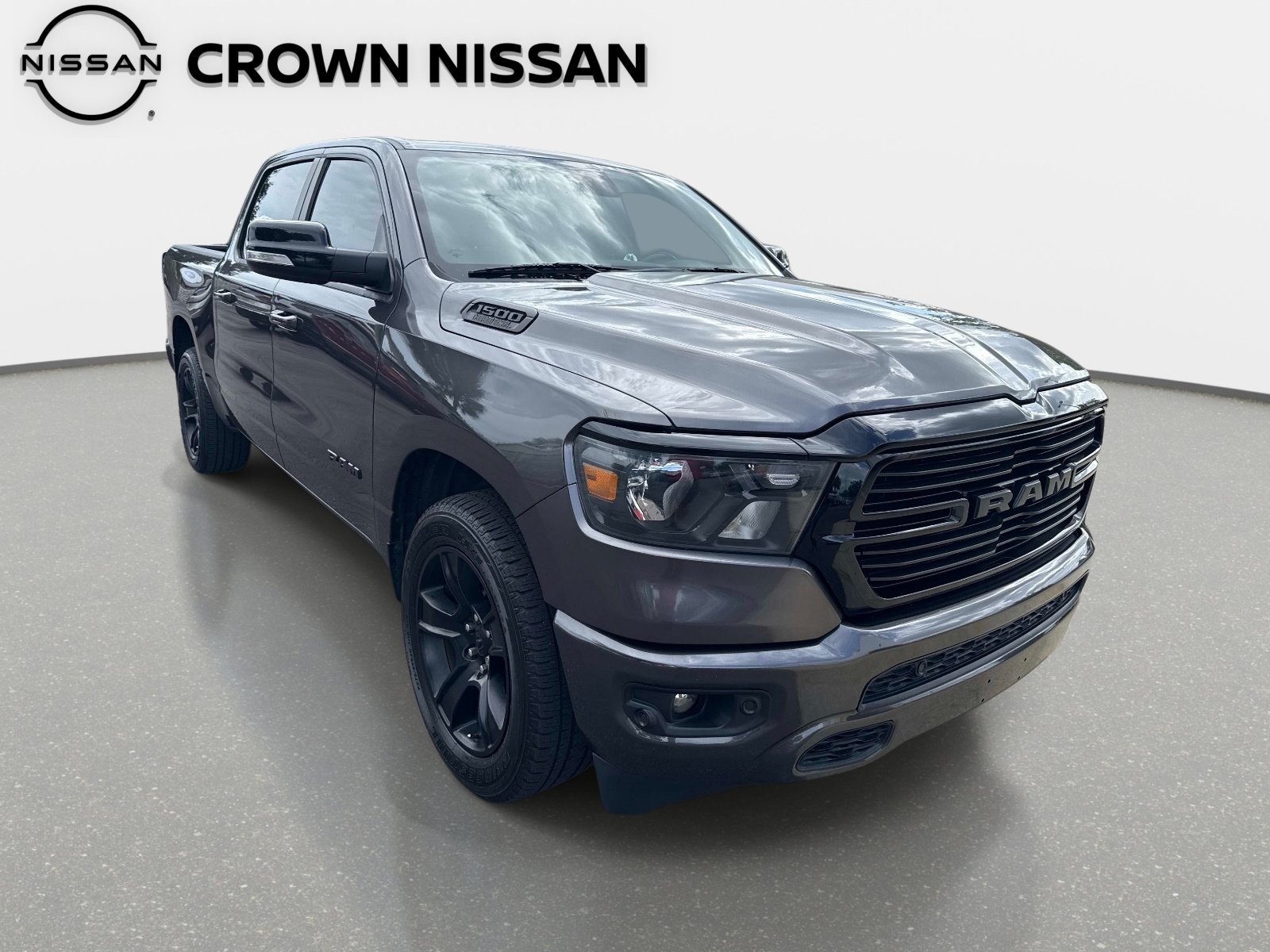 Used 2021 Granite Crystal Metallic Clearcoat Ram Big Horn image 10