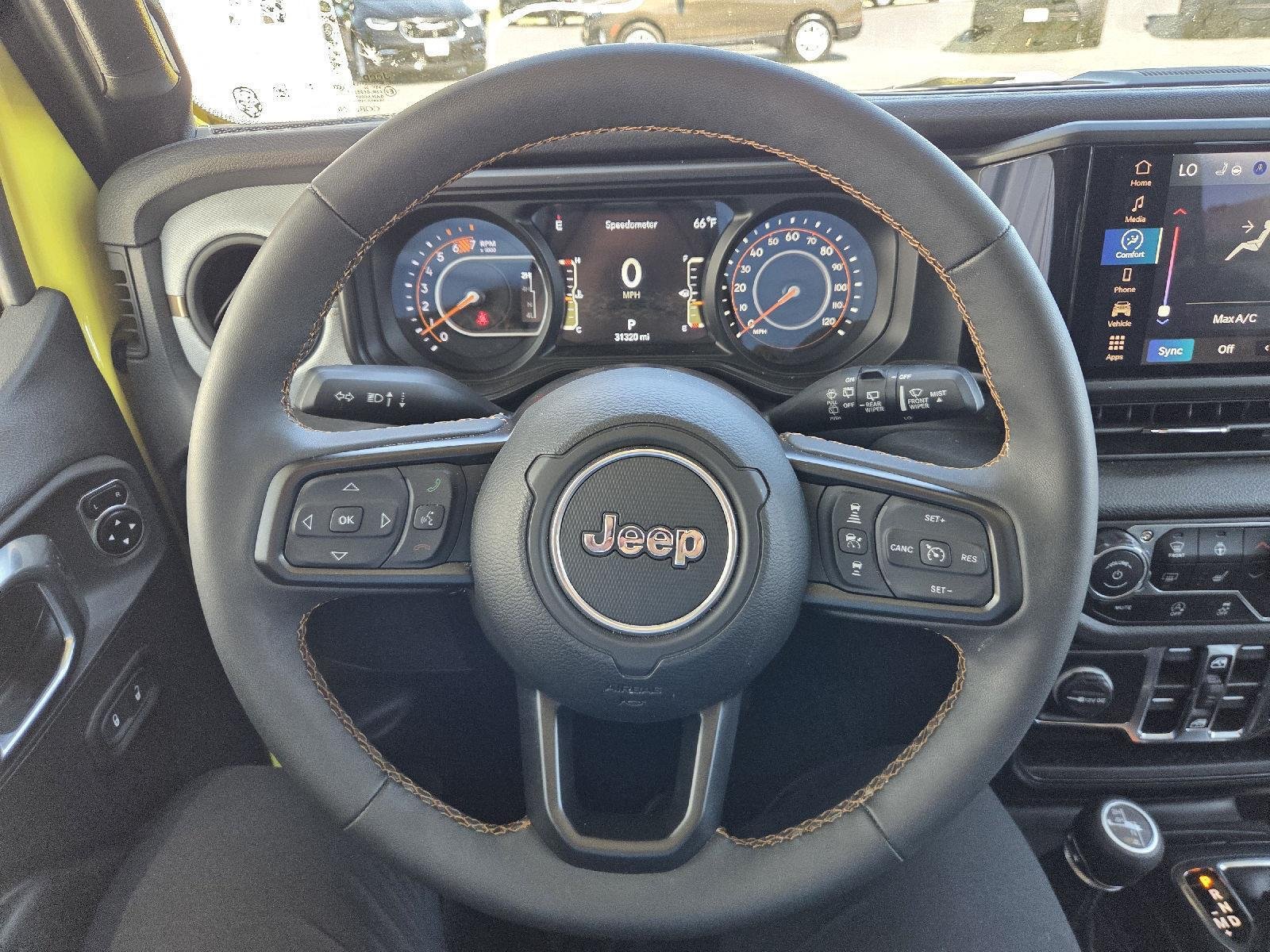 Used 2024 YELLOW JEEP SPOR image 10