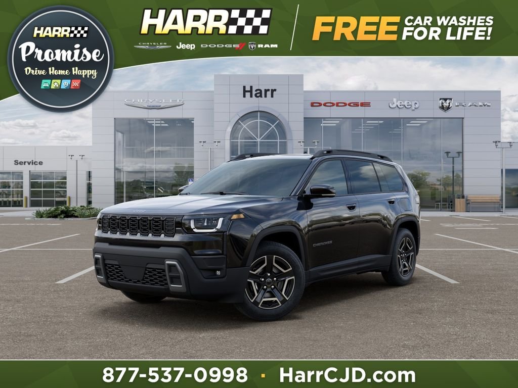 New 2026 Diamond Black Crystal Pearl-Coat Exterior Paint Jeep Limited image 1