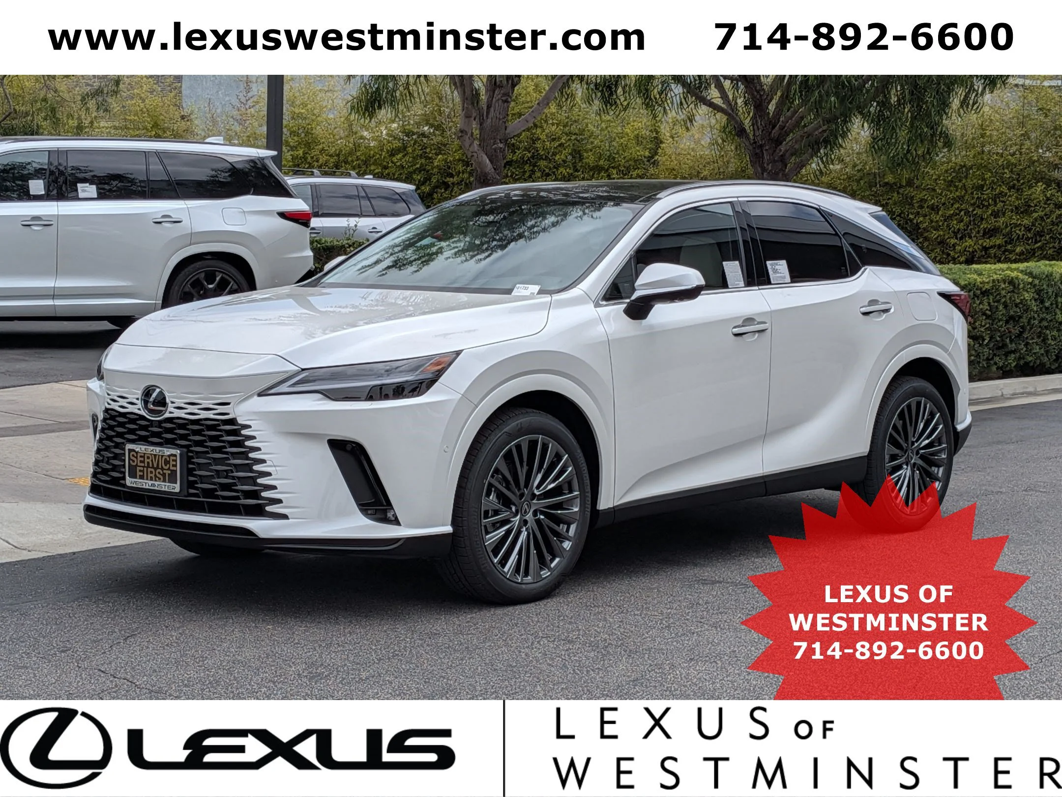 2026 Lexus RX PLUG-IN HYBRID ELECTRIC VEHICLE RX 450h+ LUXURY AWD