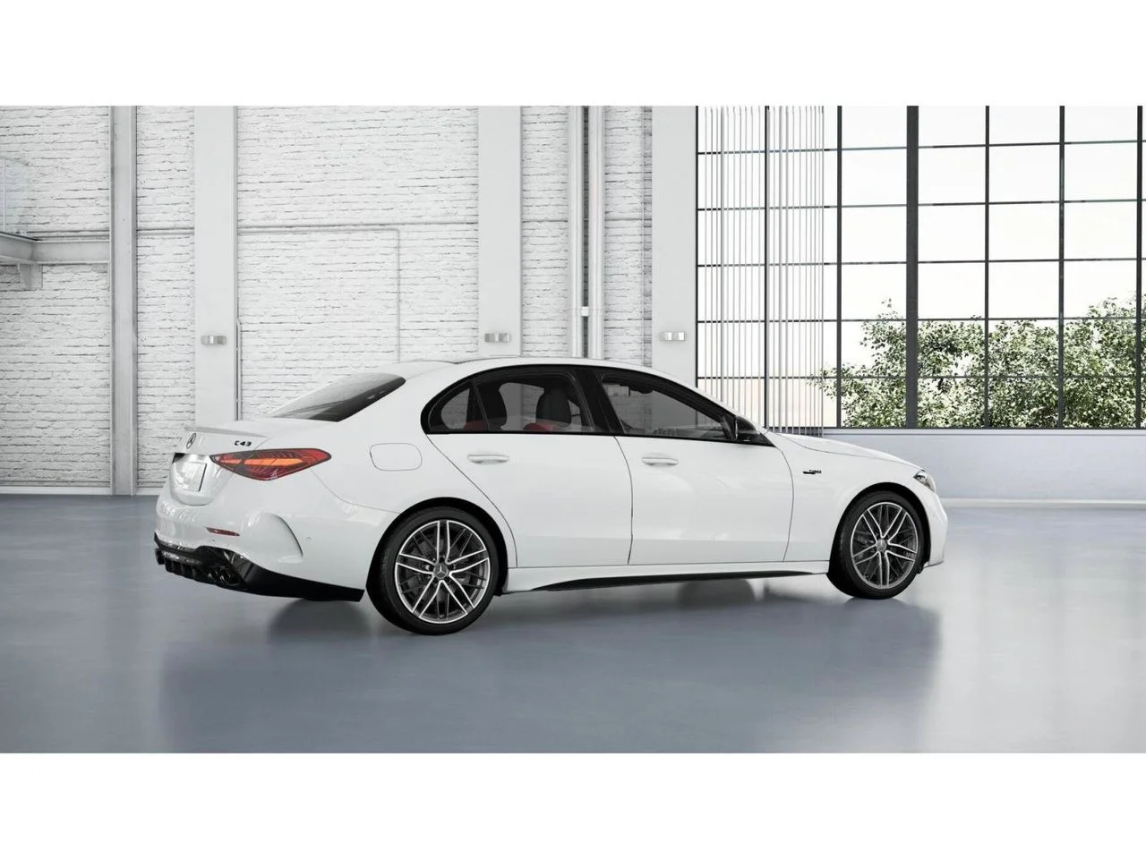 New 2026 Polar White Mercedes-Benz AMG® C 43 4MATIC® Sedan image 19