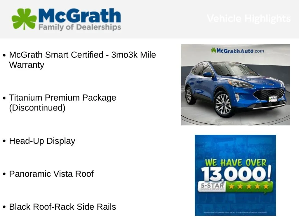 Used 2020 Blue Ford Titanium image 3