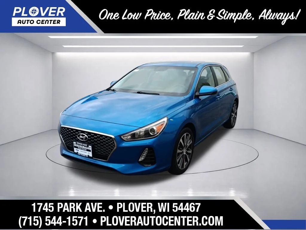 Used 2018 Electric Blue Metallic Hyundai Base image 1