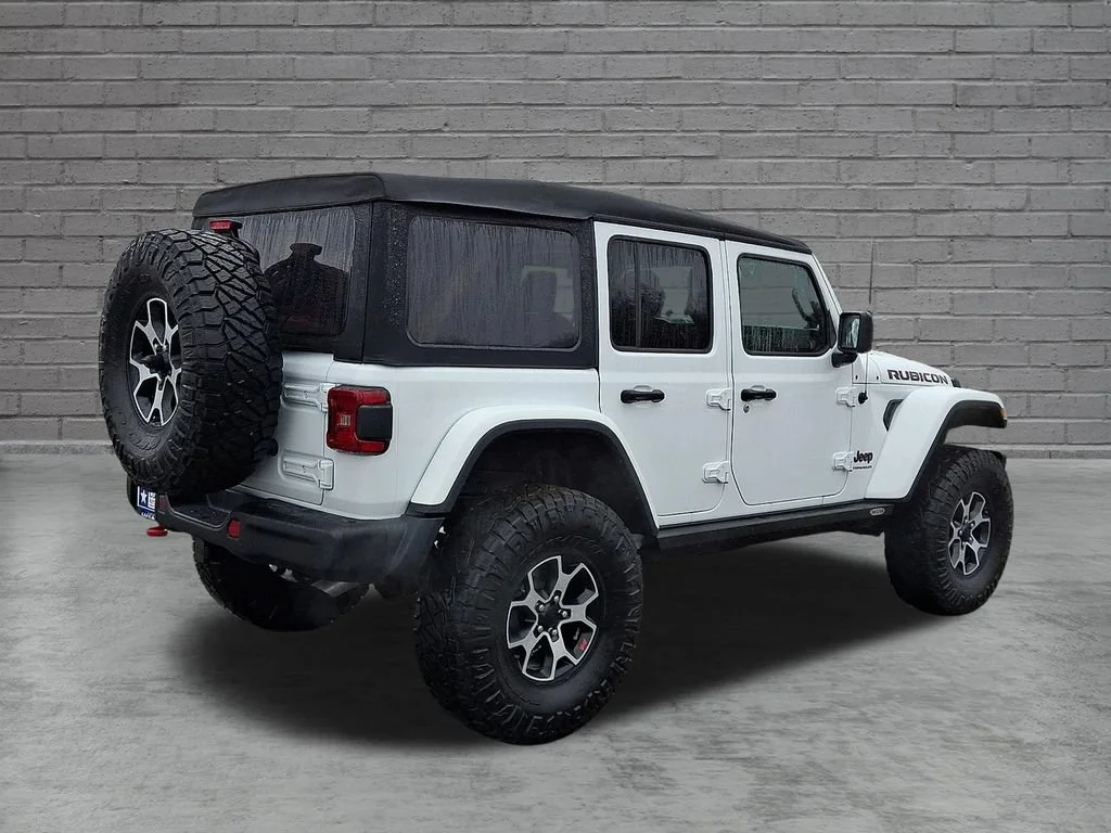 Used 2023 Bright White Clearcoat Jeep Rubicon image 12