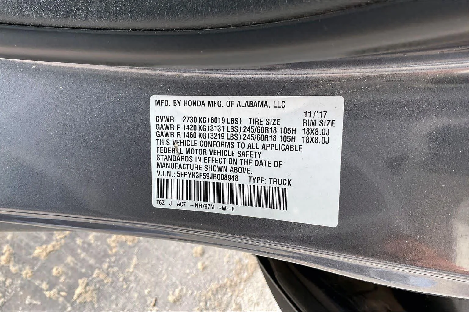 Certified Used 2018 Modern Steel Metallic Honda RTL image 37