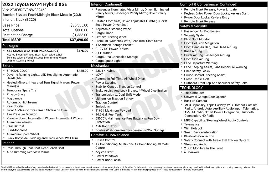 Certified Used 2022 White Toyota XSE image 29