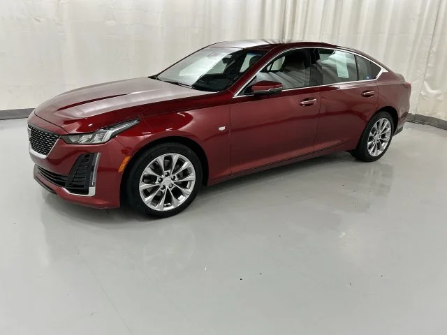 Used 2021 Red Cadillac Premium Luxury image 2