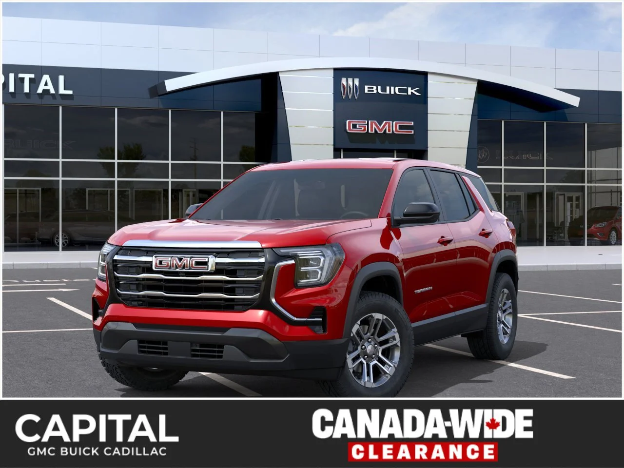 New 2027 Volcanic Red Tintcoat GMC AWD Elevation image 1