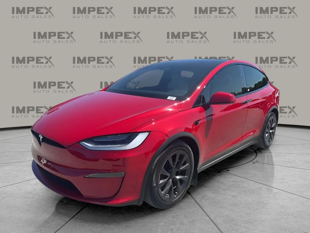 Used 2023 Red Tesla Plaid image 1