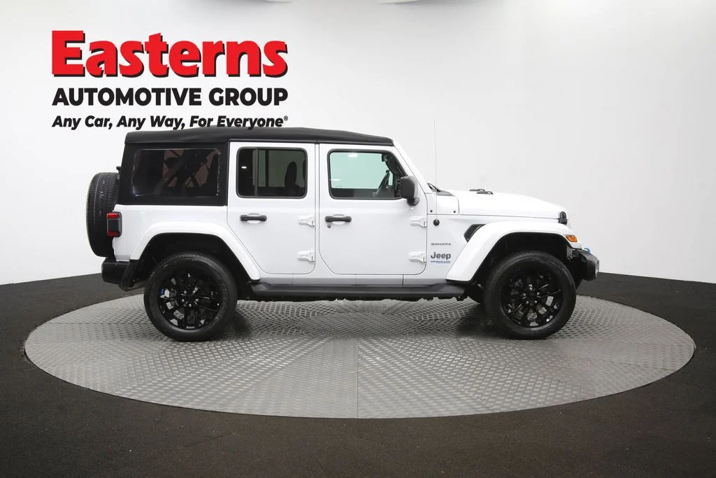 Used 2022 White Jeep Unlimited Sahara 4xe image 46