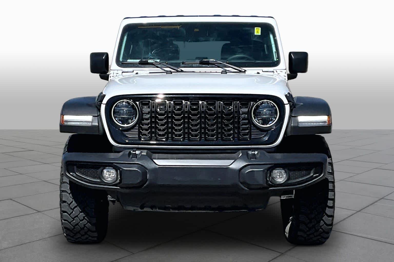 Used 2024 Bright White Clearcoat Jeep Willys image 4