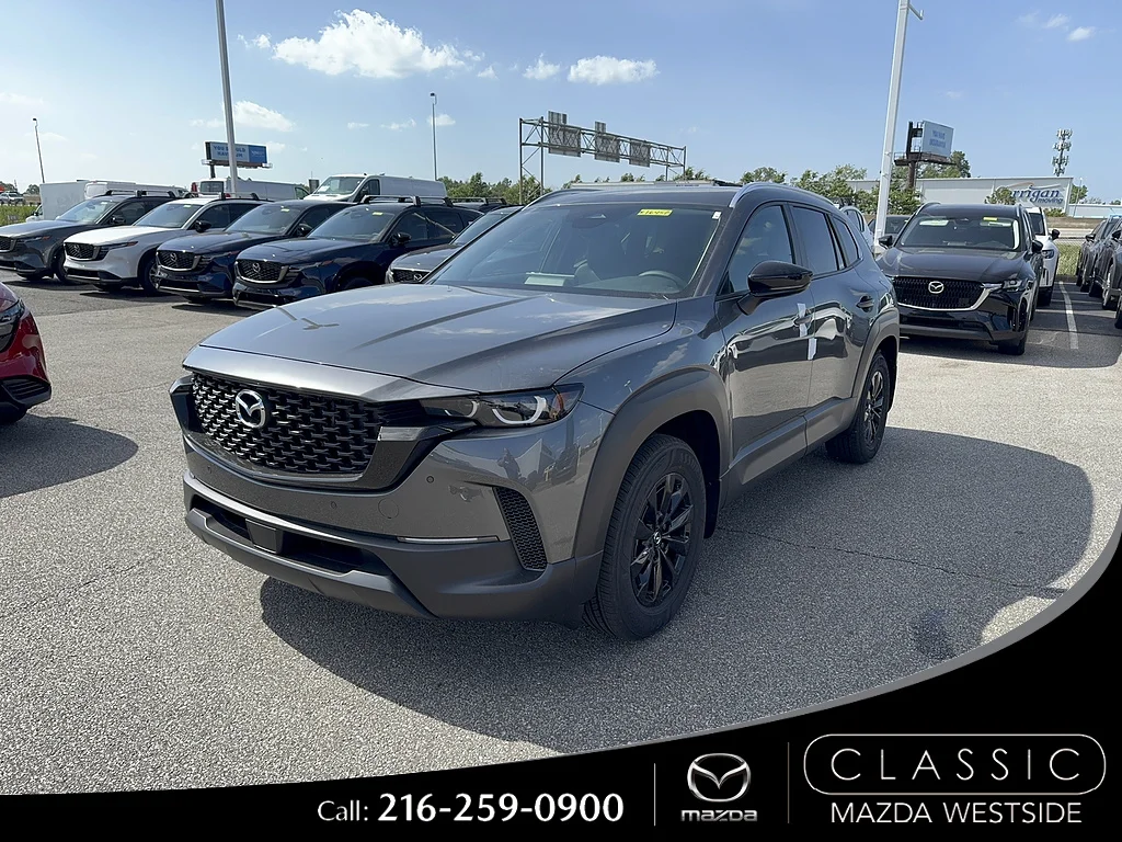 New 2026 Machine Gray Metallic Mazda Preferred AWD image 1