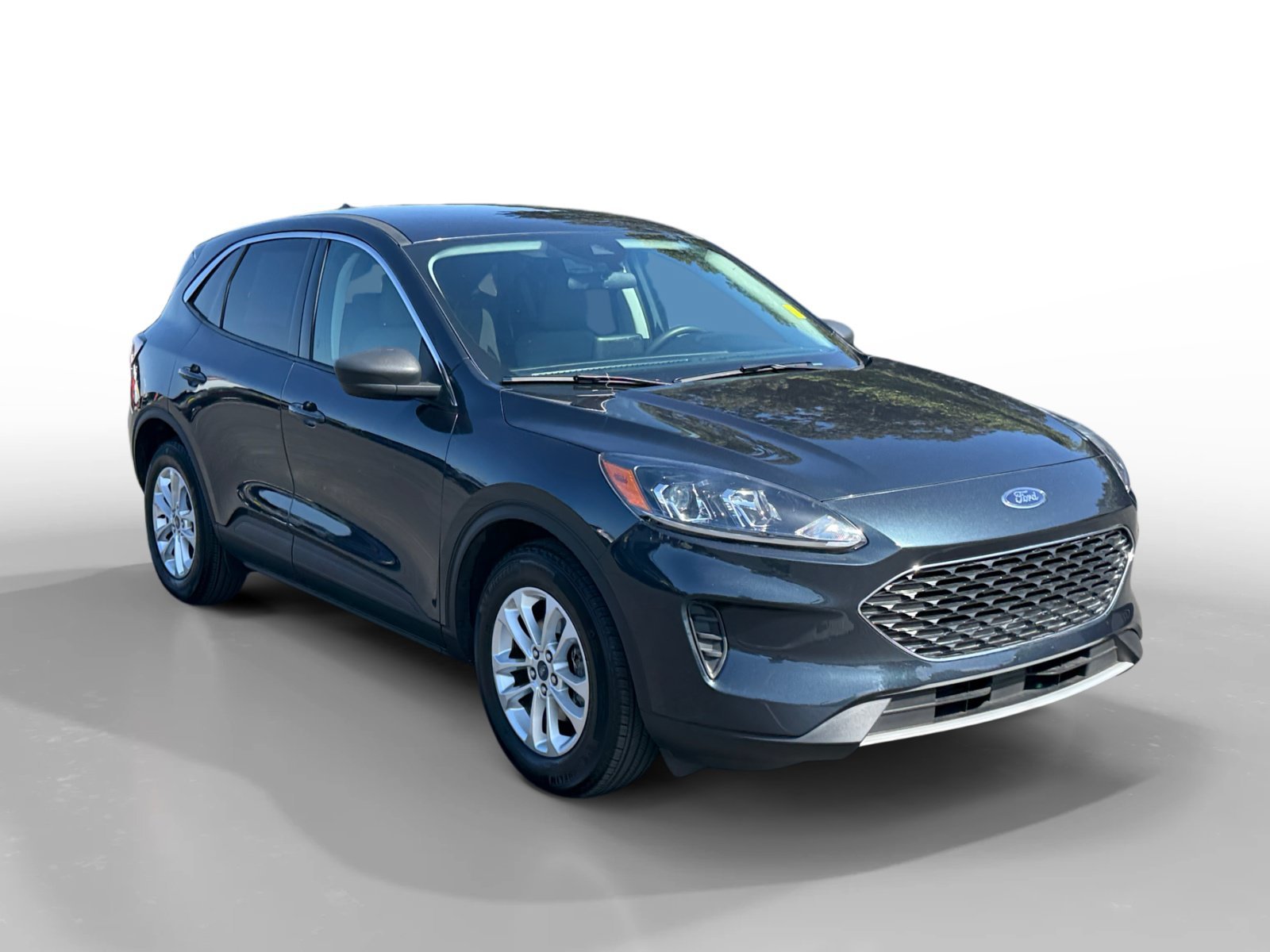 Certified Used 2022 Blue Metallic Ford SE image 7