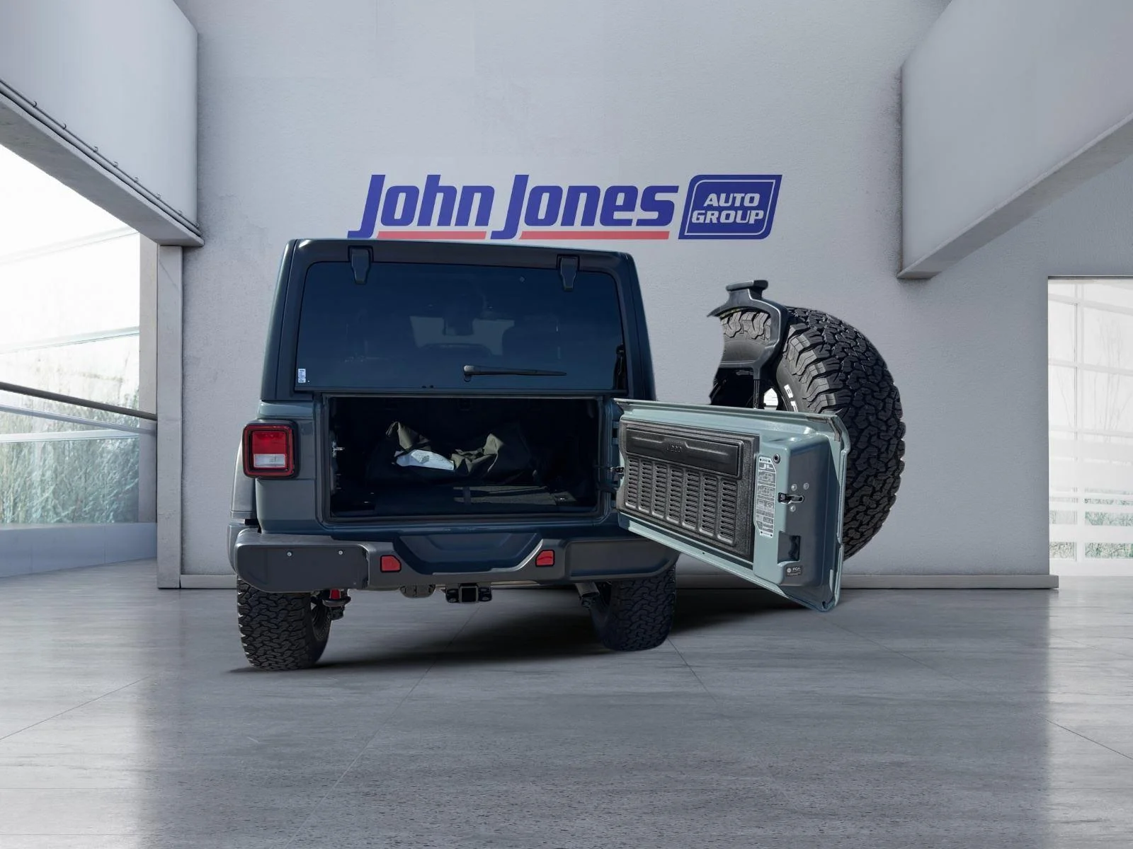 Used 2024 Gray Jeep 4-Door Willys 4x4 image 30