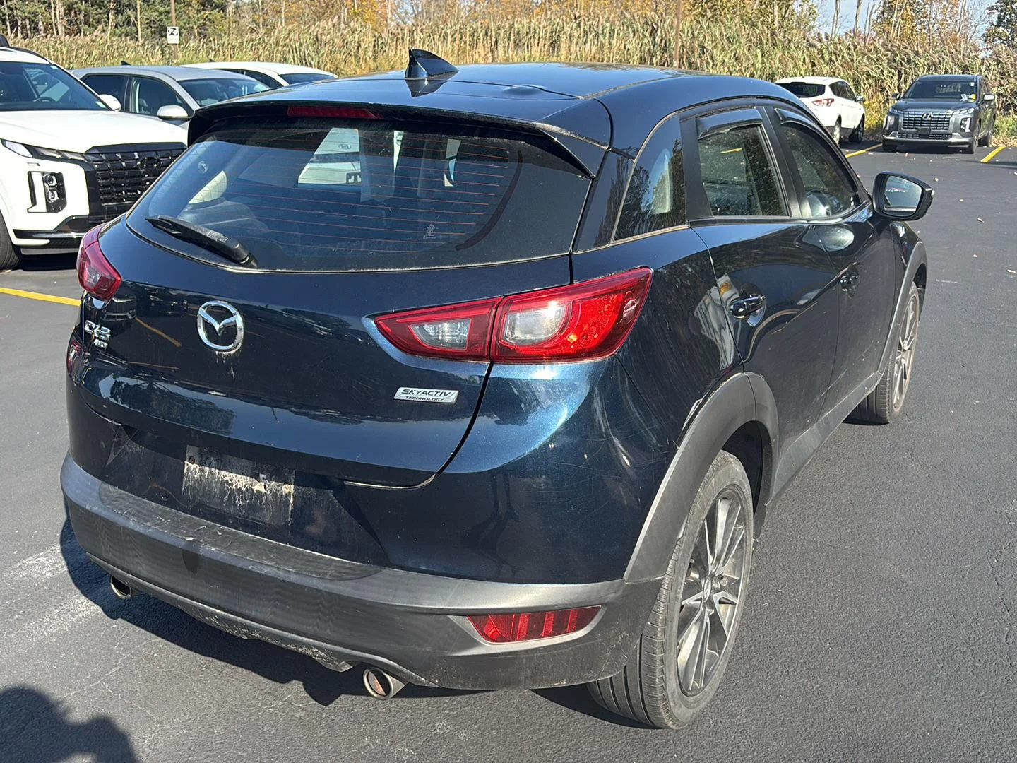 Used 2017 Deep Crystal Blue Mica Mazda Touring image 7