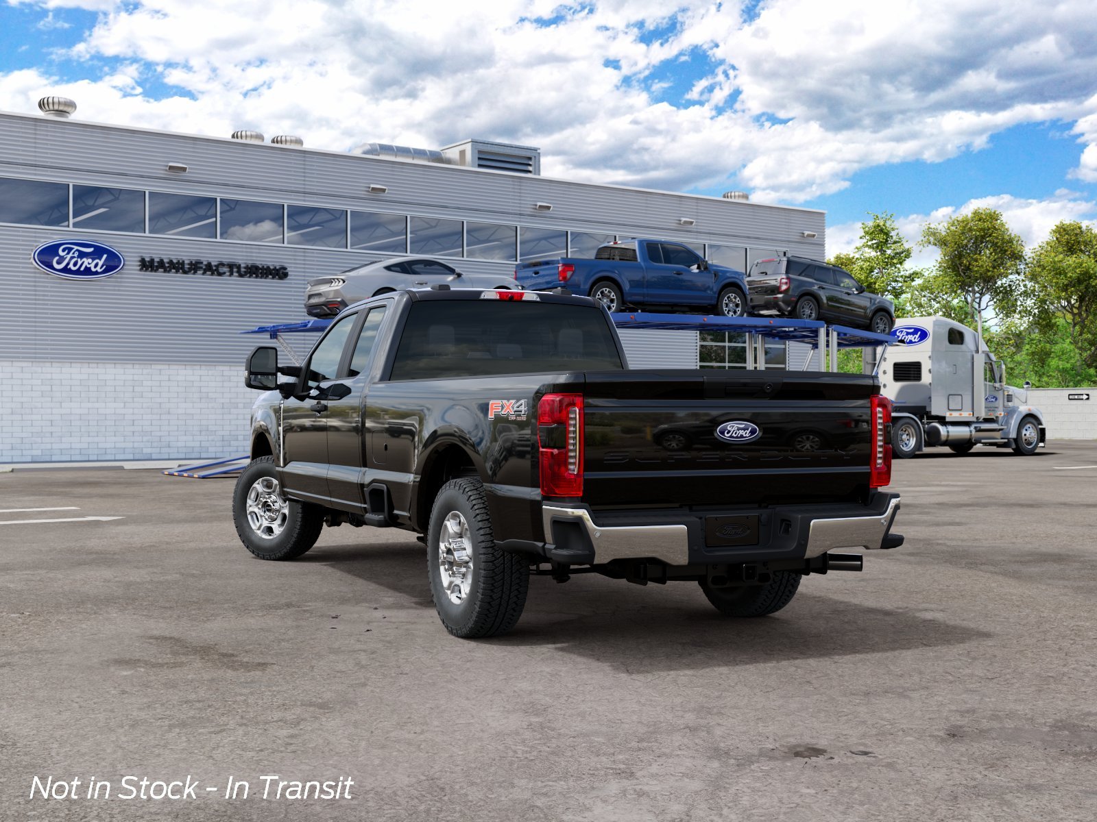 New 2027 Agate Black Metallic Ford XLT image 4