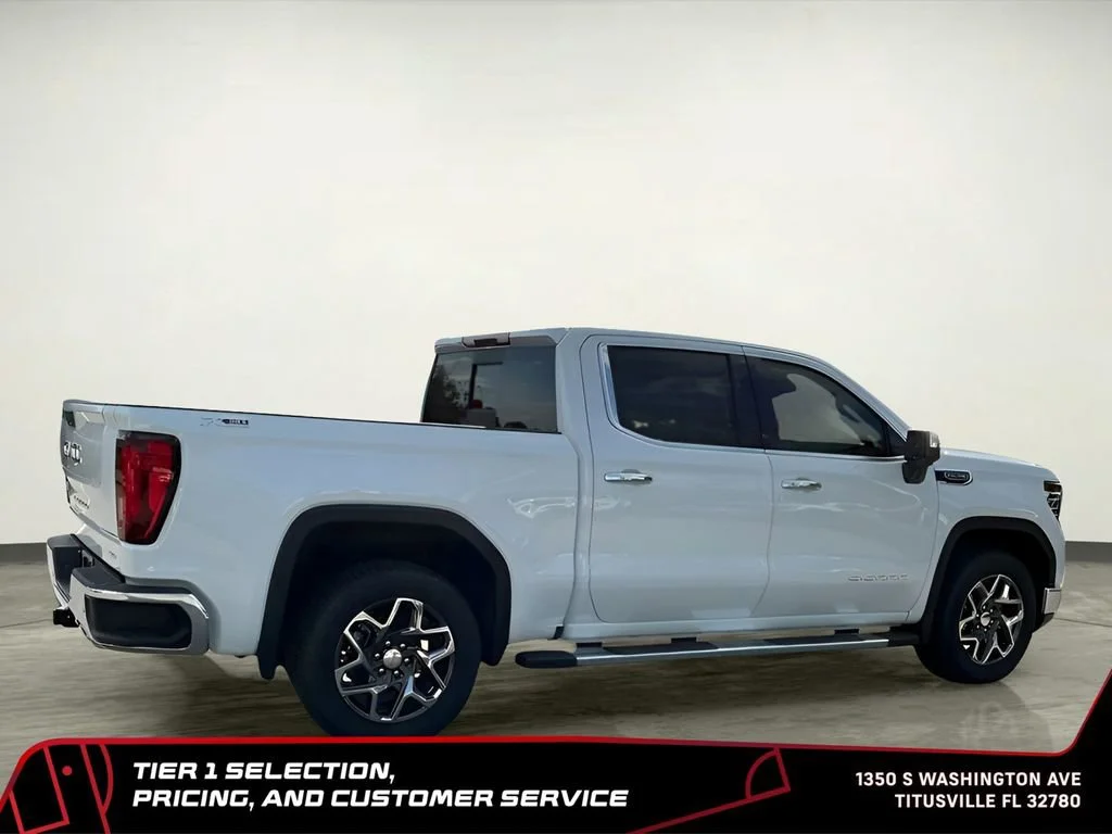New 2026 Glacier White Tricoat GMC SLT image 13