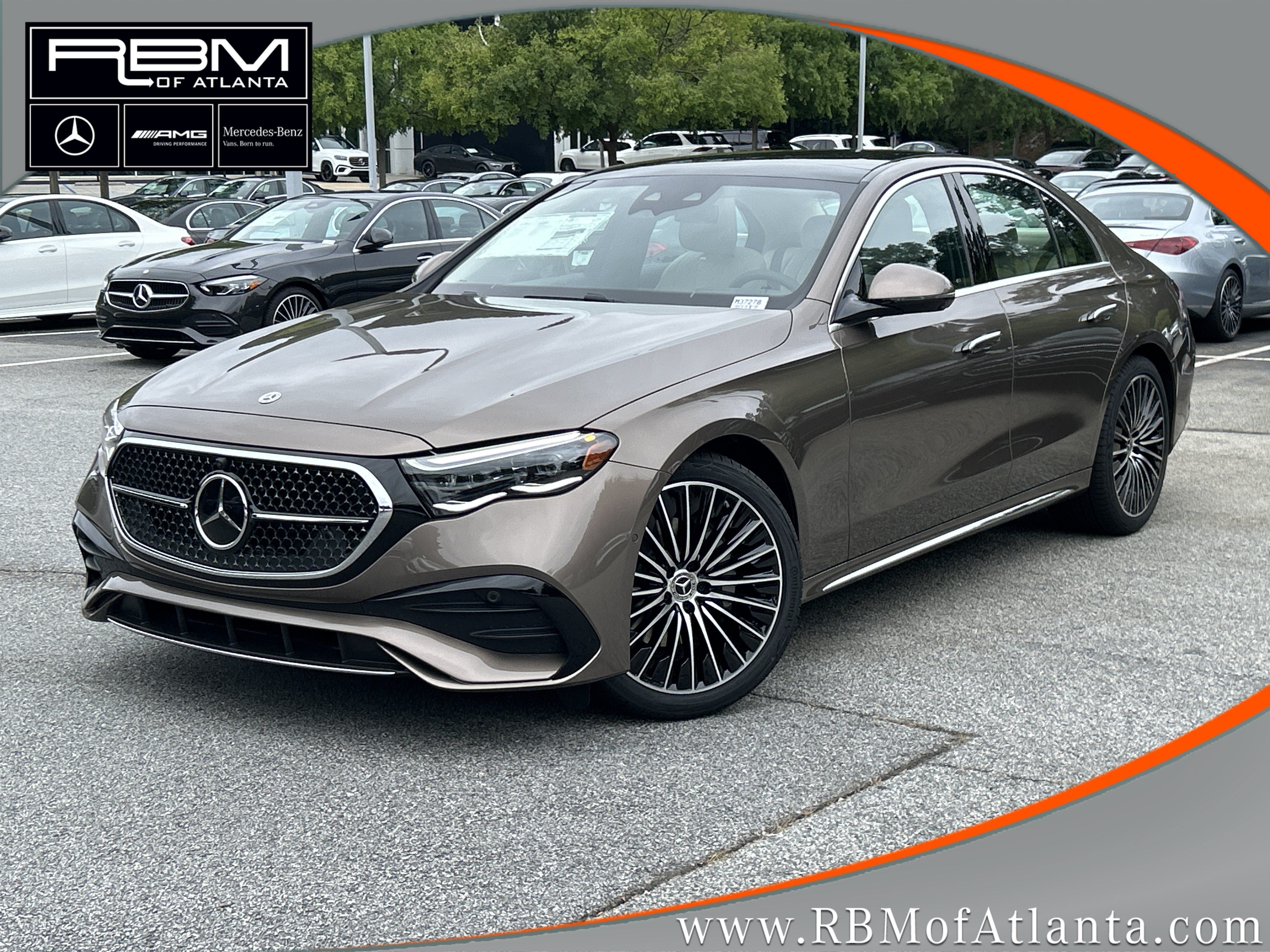 New 2026 Sonoran Brown Metallic Mercedes-Benz E 350 Sedan image 1