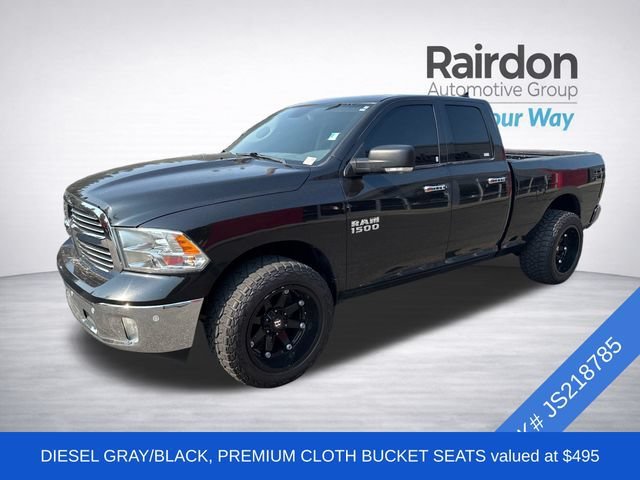 Used 2018 Brilliant Black Crystal Pearlcoat Ram Big Horn image 3