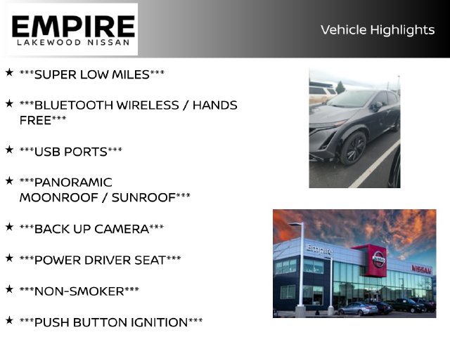 Used 2024 Nissan ARIYA Evolve+ with VIN JN1DF0BB9RM731713 for sale in Lakewood, CO