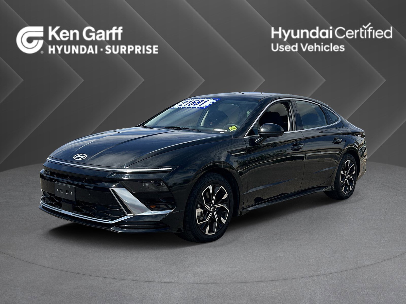 Certified Used 2024 Onyx Black Hyundai SEL image 1