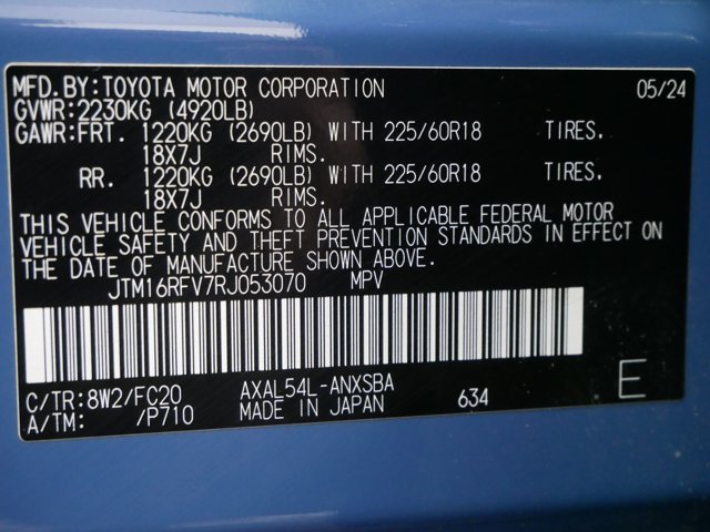 Certified Used 2024 Cavalry Blue Toyota Hybrid SE w/ Weather Pkg image 30