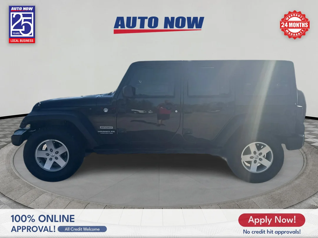 Used 2011 Black with Black Har Jeep Unlimited Sport 4WD image 3