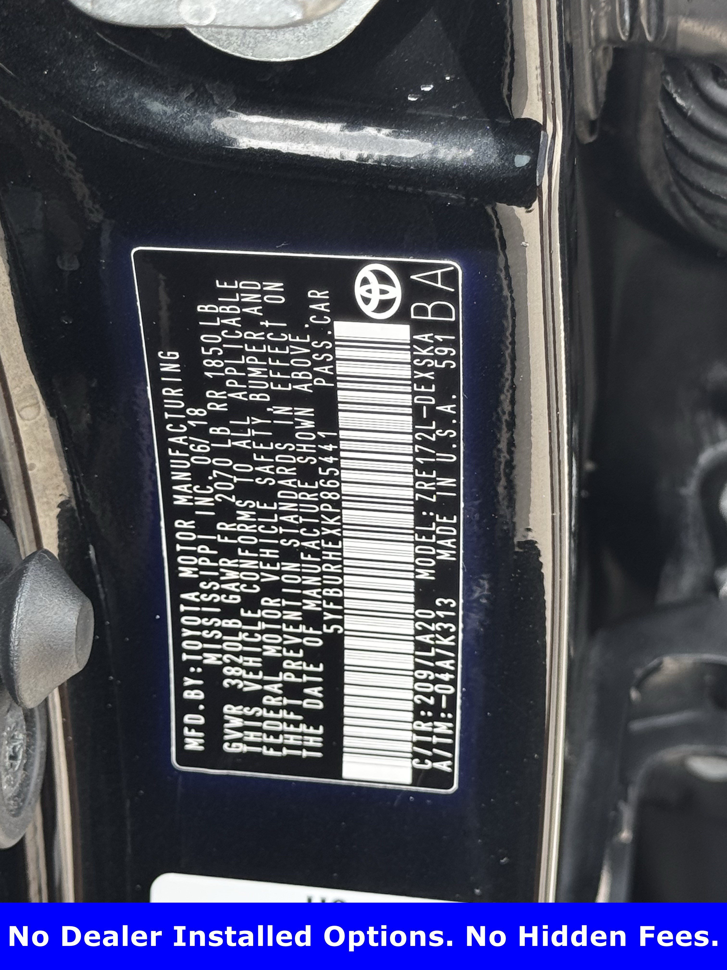 Used 2019 Black Sand Pearl Toyota XSE image 32