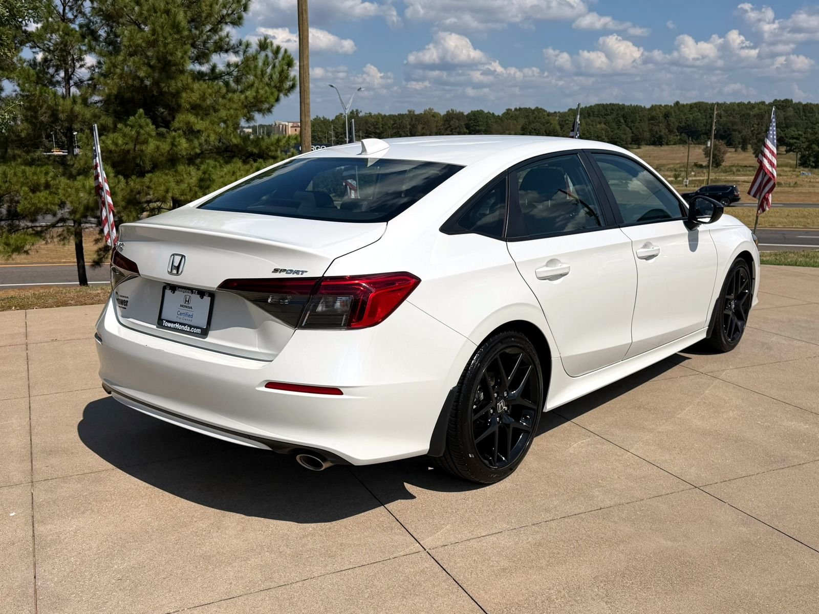 Certified Used 2024 Platinum White Pearl Honda Sport image 6
