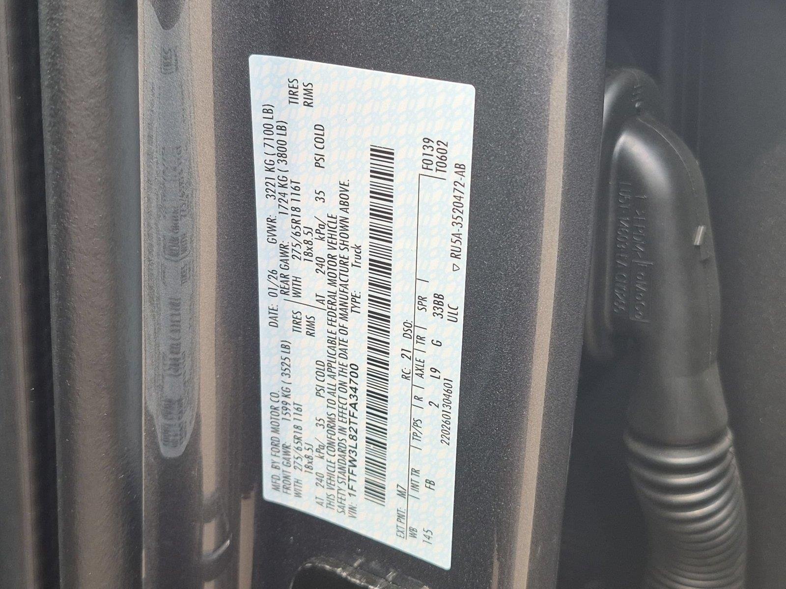 Used 2026 Carbonized Gray Metallic Ford XLT image 10