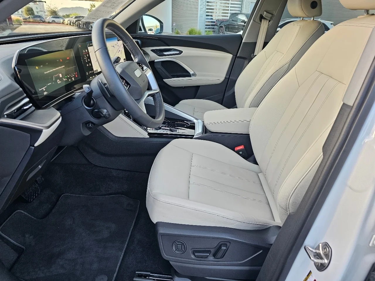 Used 2025 Glacier White Metallic Audi  image 2