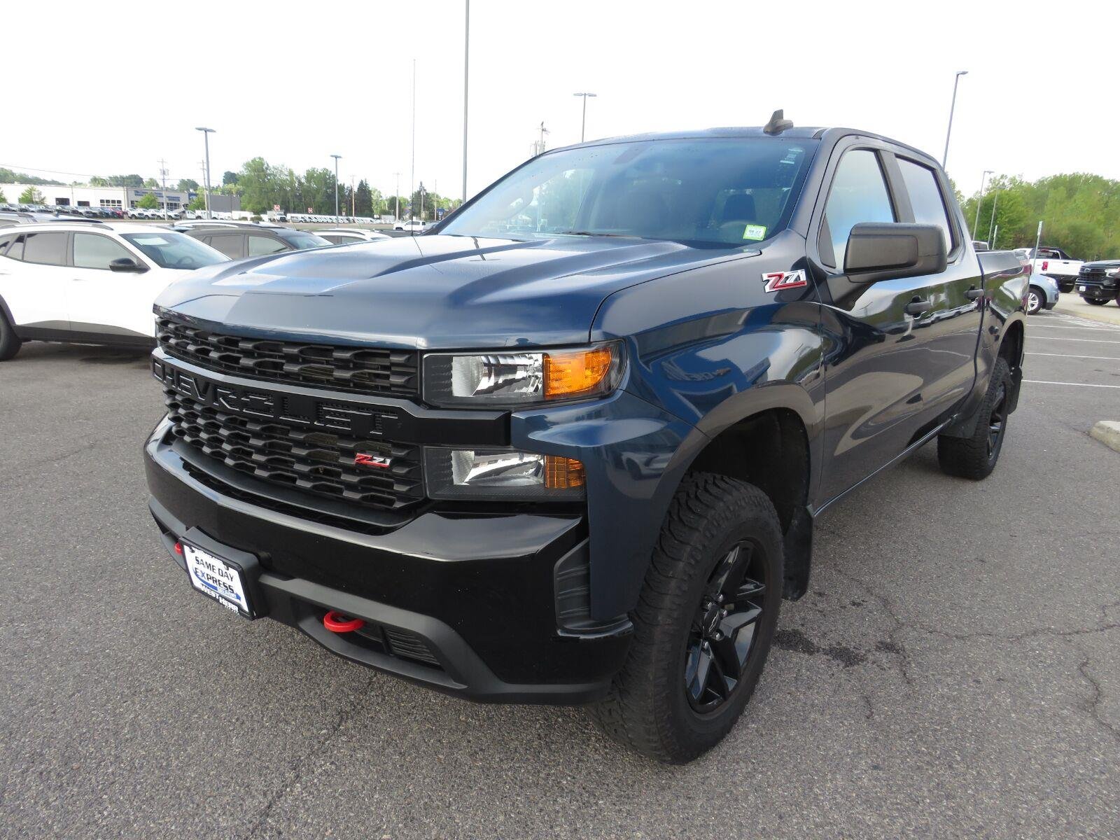 Used 2020 Northsky Blue Metallic Chevrolet Custom Trail Boss image 12