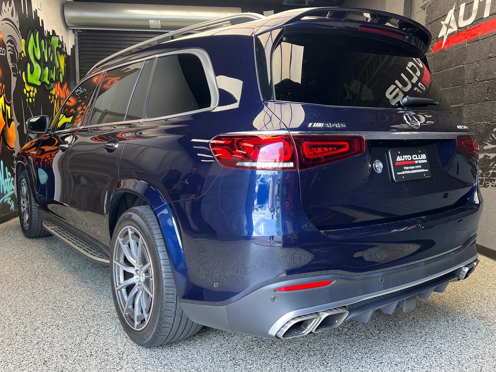 Used 2021 Lunar Blue Metallic (890) Mercedes-Benz AMG® GLS 63 image 4