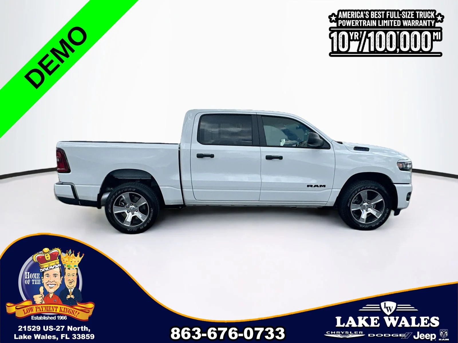 New 2026 Bright White Clear-Coat Exterior Paint RAM  image 7