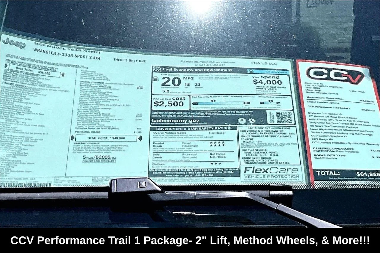 New 2026 Anvil Clearcoat Jeep Sport S image 37